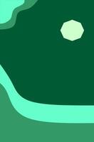 Green and turquoise abstract background vector