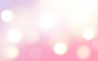 Soft Pastel Bokeh in Pink and White Hues. Dreamy Light Glow with Blurred Gentle Tones, Backgrounds decoration vector