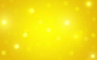 Bright Yellow Bokeh Lights. Abstract Glowing Background, Background decoration vector