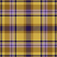 Tartan plaid check pattern texture. Seamless pattern. Fall Halloween design. Perfect for textile or print design. vector