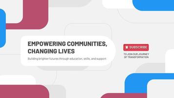 Charity Organisation Empowering Communities template