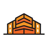 illustration of building vector