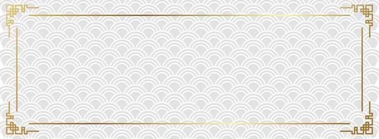 Festive New Year background in Chinese style. Frame with traditional pattern. Happy New Year of the Snake vector