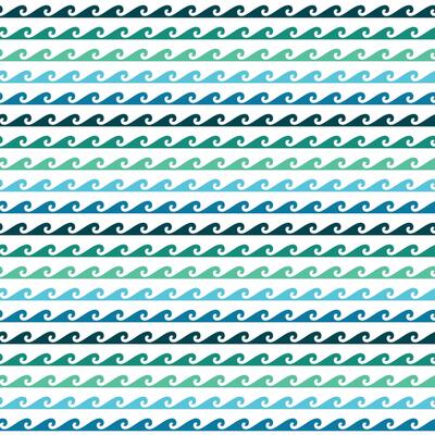 ethnic boho seamless pattern in maori style. Geometric border with decorative ethnic elements. Pastel colors horizontal pattern.