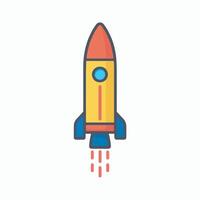 Art and Illustration of rocket perfect for design vector