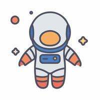 Art and Illustration of astronaut perfect for design vector