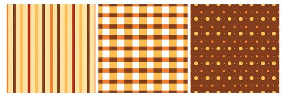 Festive Thanksgiving Day Seamless Pattern Template with Flat Style Illustration vector