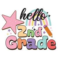 Back to school Quotes Design for crafting vector