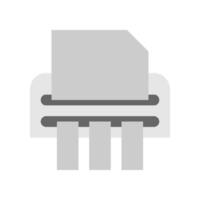 Paper shredder flat icons. office symbols for use in application interfaces. vector