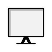 Monitors flat icons. computer screen symbols for intuitive interface elements. vector