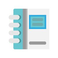 Note books flat icons. document symbol for elegant design. vector