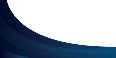 simple gradient blue wave background vector