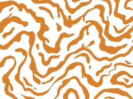Wavy caramel or peanut butter pattern. banner with milk toffee texture, abstract background. Liquid sauce illustration vector