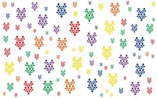 Rainbow giraffe fabric by jessicaj on spoonflower - custom fabric vector