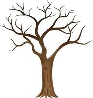tree dry 2d vector