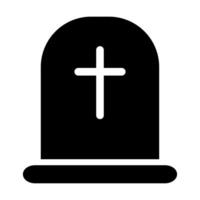 Grave, Rip, Death flat icon for your web site design, logo, app, UI. illustration vector