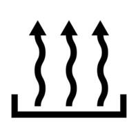 Heat icon three arrow up symbol for graphic design, logo, web site, social media, mobile app, ui illustration vector