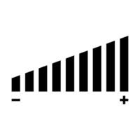 Volume icon for graphic design, logo, web site, social media, mobile app, ui illustration vector