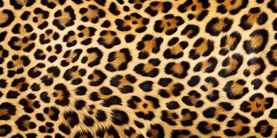 Classic Leopard Seamless Repeating Pattern Design photo