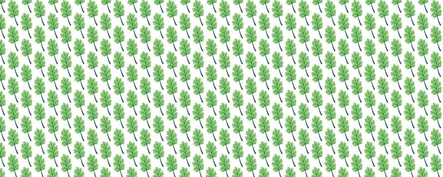 Vibrant Green Leaf Array Pattern vector