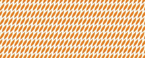 Orange Leaf Zigzag Pattern vector