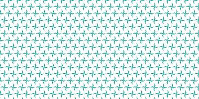 Teal Leaf Swirl Pattern vector