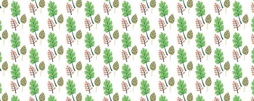 Mixed Botanical Delight Pattern vector