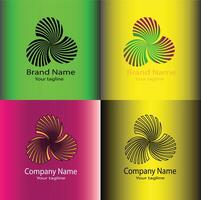 Trinity Swirl - Trispire Abstract Logo for Business Company. vector