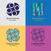 Elite abstract logo for business company. vector