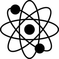 Physics icon. Atom Icon. Science and Education Concept vector