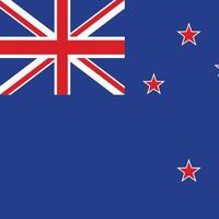 Flag of New Zealand. design vector