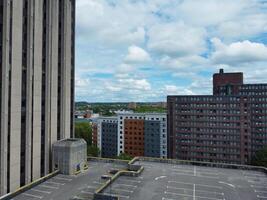 An Aerial View of Buildings at Central Bristol City of Southwest of England, United Kingdom. May 27th, 2024. The High Angle Footage Was Captured with Drone's Camera from High Altitude. photo