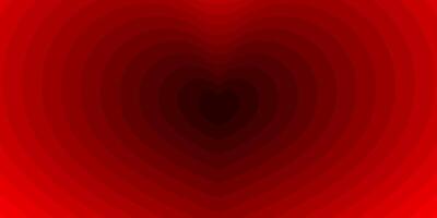 Heart tunnel background, romantic frame vector