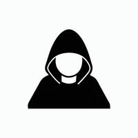 hacker illustration, hacker silhouette vector