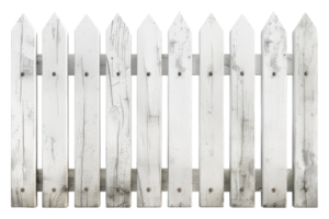 A white picket fence with a black background png
