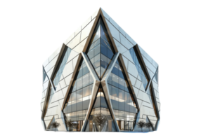 A building with a triangular shape on the outside png