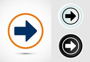 Arrow icon design illustration, Stylish arrow for apps and websites vector