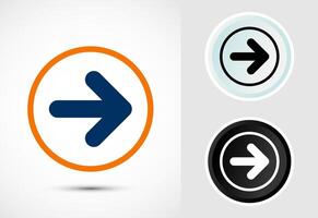 Arrow icon design illustration, perfect for websites and apps vector