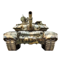Tank isolated on transparent background, armored vehicle png