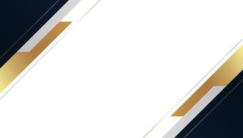 Luxury certificate background in gold, white and blue. Elegant background. vector
