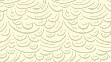 Pastel mint green plain print. Abstract organic shapes seamless pattern on a light background. hand drawn sketch unique forms semicircle lines. Contemporary minimalist ornament vector