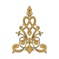 Royal pattern element border and frame illustration png