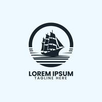 Ship Logo Design template vector