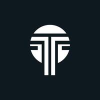 Creative T Letter Logo template for Brand Identity vector
