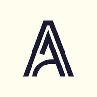 Minimalistic A Letter Logo Design for Branding and Identity vector