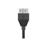 USB connector for mobile phone vector