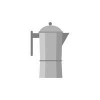 Mokapot Coffee Brewer for Cafe or Business Product Related Design vector