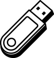 simple pendrive icon design vector