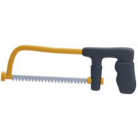 3D Detailed Hacksaw Modeling for Construction Projects png