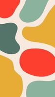 Vertical Christmas Background with Abstract Shapes vector
